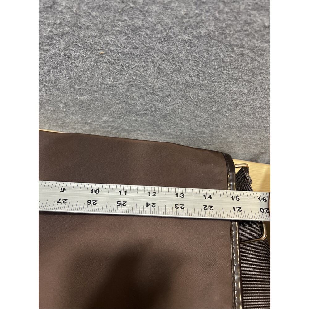 Kate Spade Messenger/Diaper Nylon Bag Brown/green - Picture 13 of 14